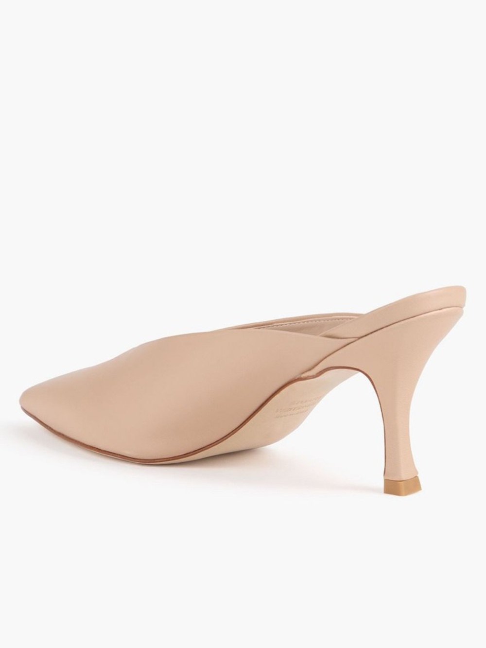 Stuart Weitzman Lula Leather Mules Size 12 - Picture 3 of 13